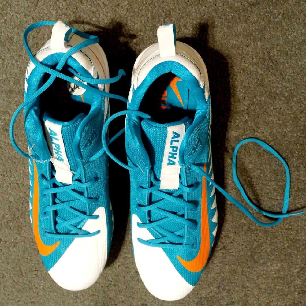 Nike Alpha Menace Football Cleats.